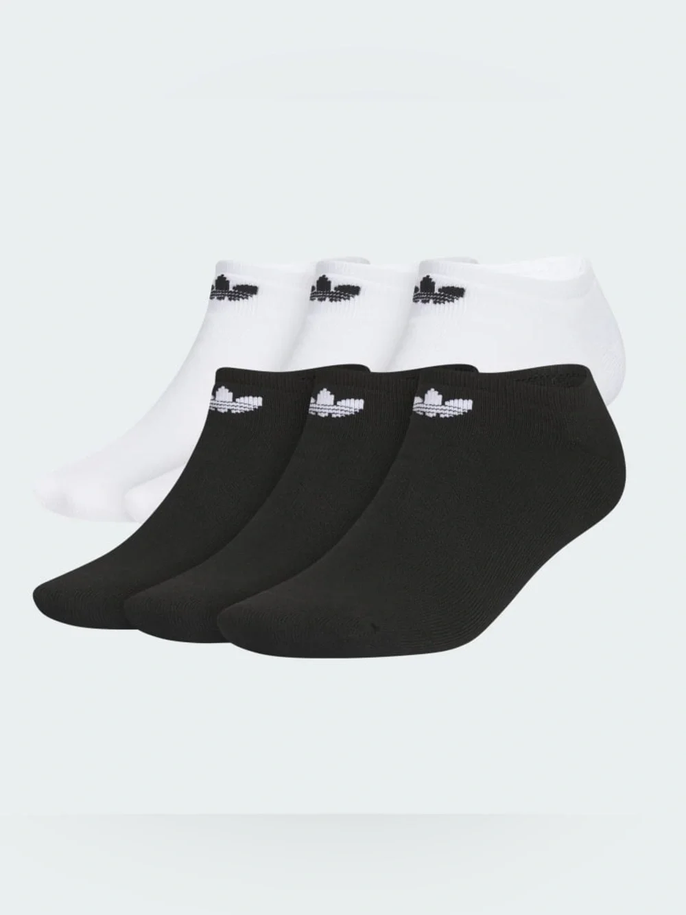 Youth Large Unisex No Show Adidas Socks 5Y-7Y